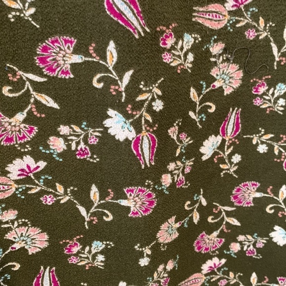 EUC Maybelle dark green/pink/white floral blouse women’s Plus size 2X - Picture 3 of 5